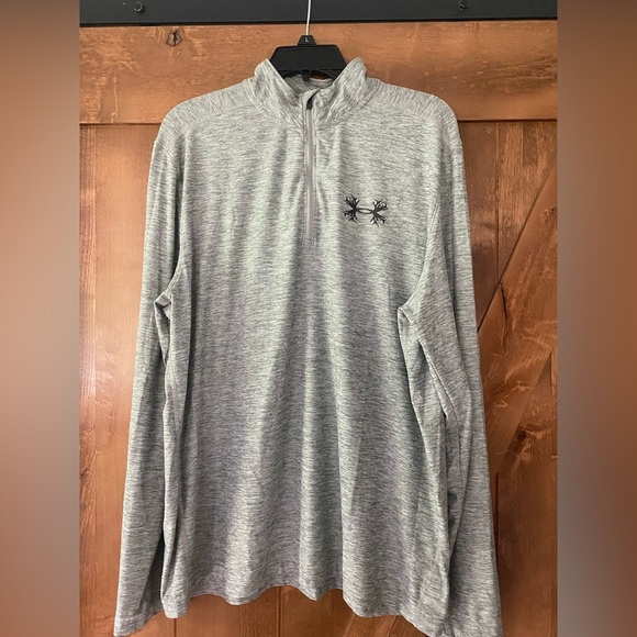 Mens Under Armour Cold Gear Quarter Zip Pullover Top size XL - Picture 2 of 6